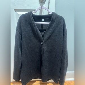 SHEIN Black Cardigan Sweater